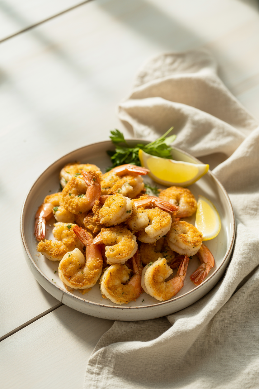 Crispy Baked Shrimp – Crunchy, Golden & Absolutely Delicious! 3 a beautifully styled overhead shot of a AOYJqiy5TdiNpirr5FnX4Q uZ2UYqHfSaqSA1jEJlskvw