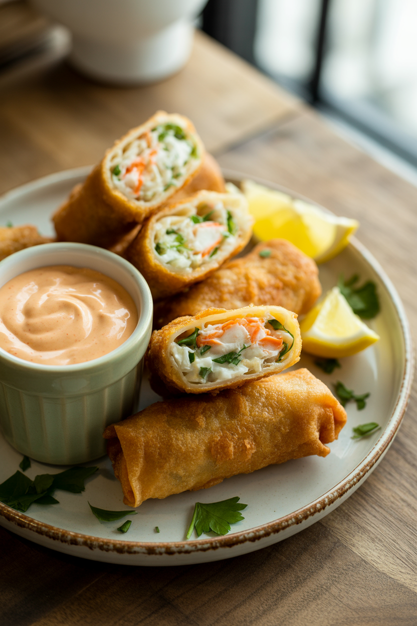 a close up shot of crispy crab cake egg JhlU7BuDSOaHL12m8oop