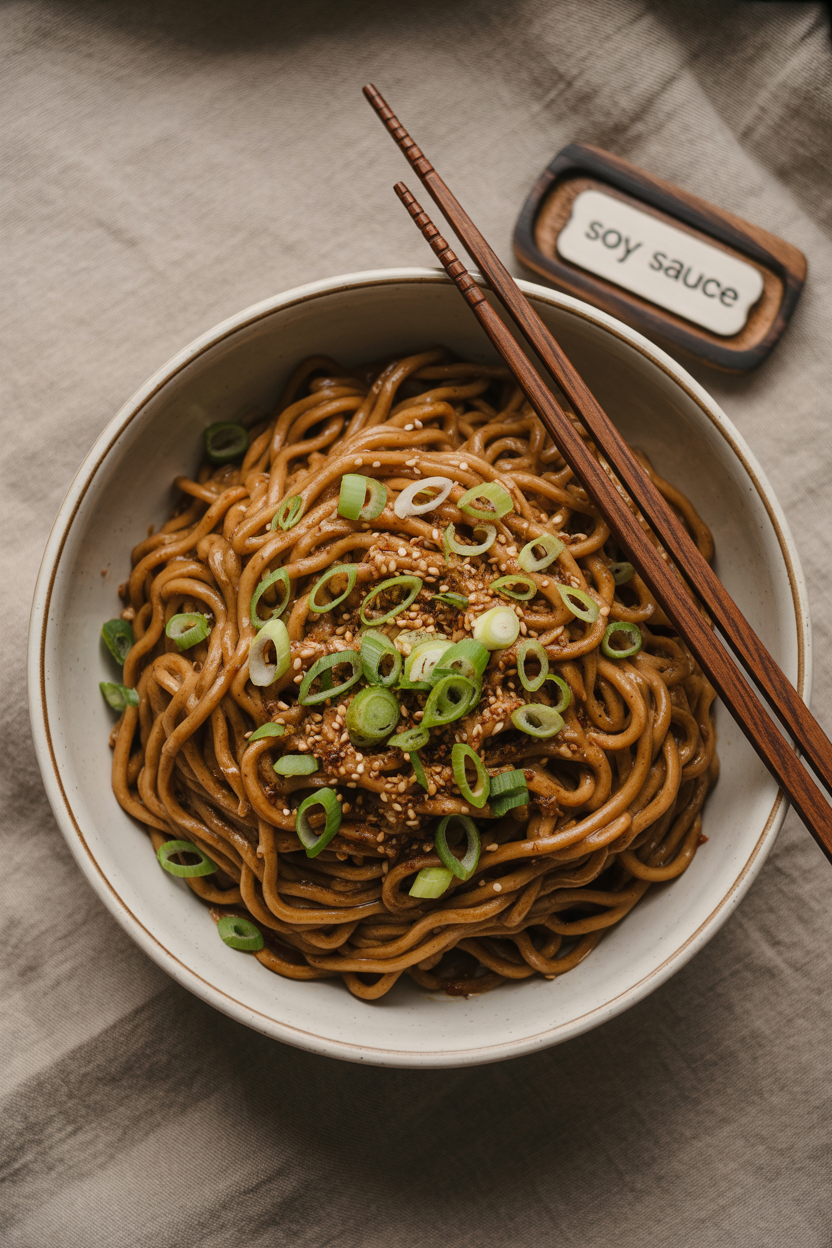 Mongolian Ground Beef Noodles 3 a photograph of a bowl of mongolian grou ESpj2rlnSkuAReVz69vfoQ T3Zb0fYQQ5qe6Qh4z7s0rw