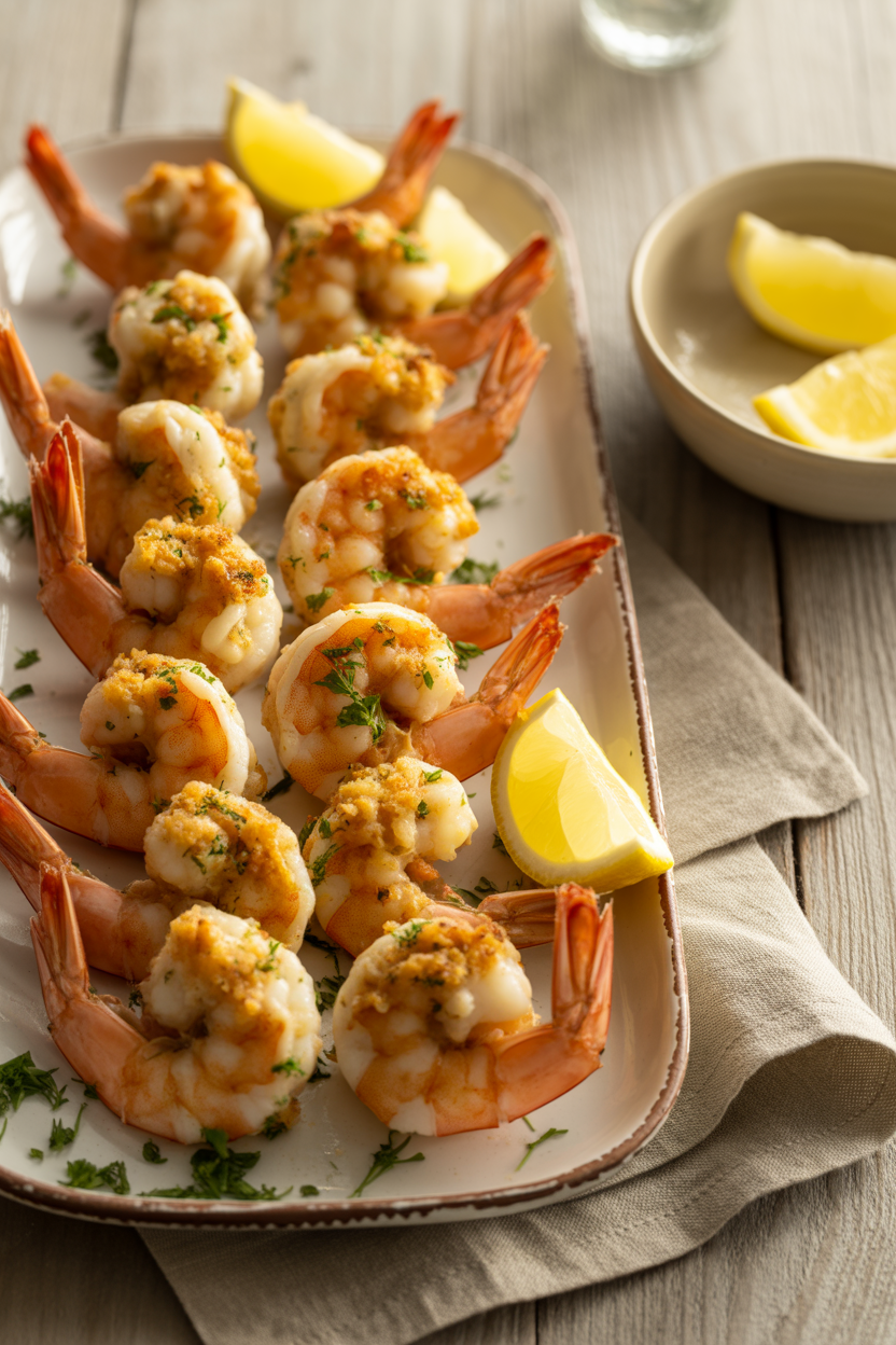 Stuffed Shrimp: An Elegant, Flavor-Packed Seafood Delight 4 a photograph of a close up vertical arra Ct0XLoXUQT6JEeCiKKWRjA BzGrmJOiQc2bmRG iLdyA