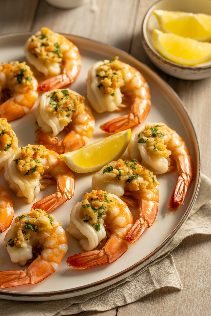 Stuffed Shrimp: An Elegant, Flavor-Packed Seafood Delight 3 a photograph of a close up vertical shot 4IAusKOoRySOYz qRmSE7w BzGrmJOiQc2bmRG iLdyA