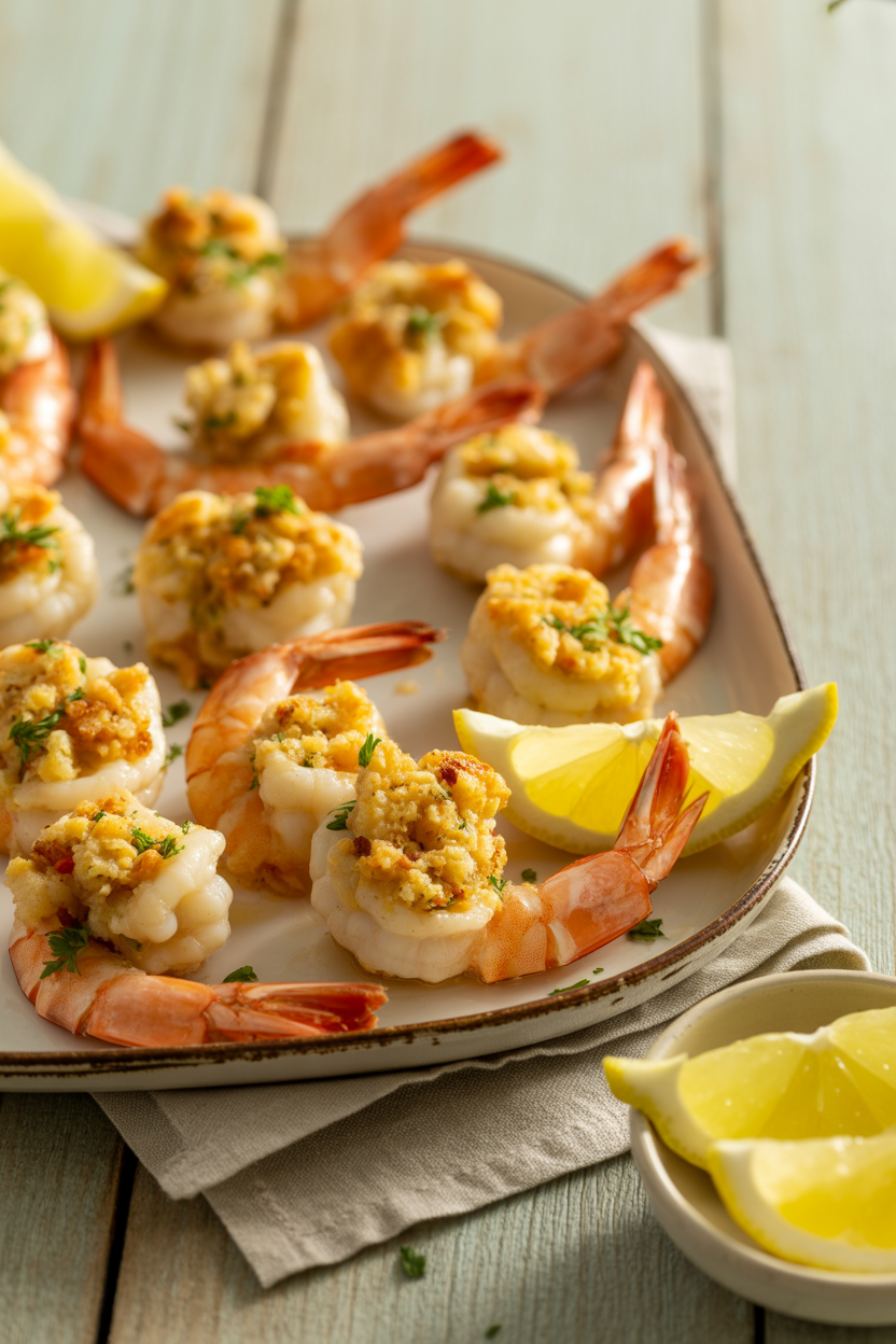 Stuffed Shrimp: An Elegant, Flavor-Packed Seafood Delight 5 a photograph of a close up vertical shot RazvH8SqRL6RuU gN8Ev A BzGrmJOiQc2bmRG iLdyA