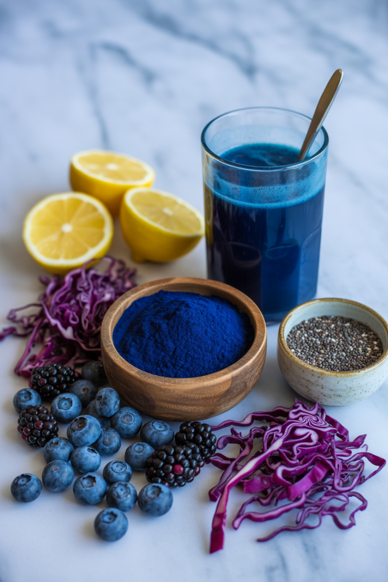 Blue Superfood Juice: Vibrant, Healthy, and Delicious