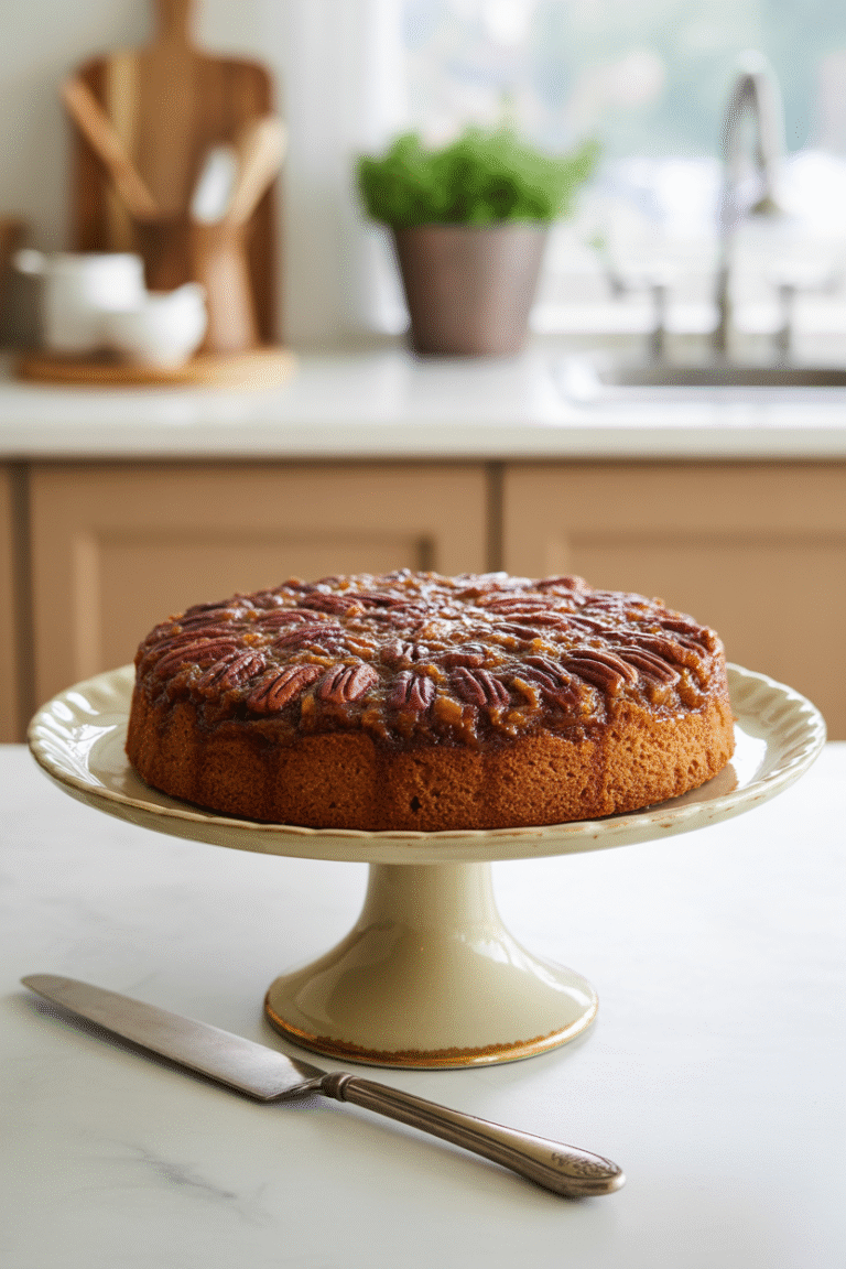 Pecan Upside Down Cake: A Buttery, Nutty Delight You’ll Fall in Love With