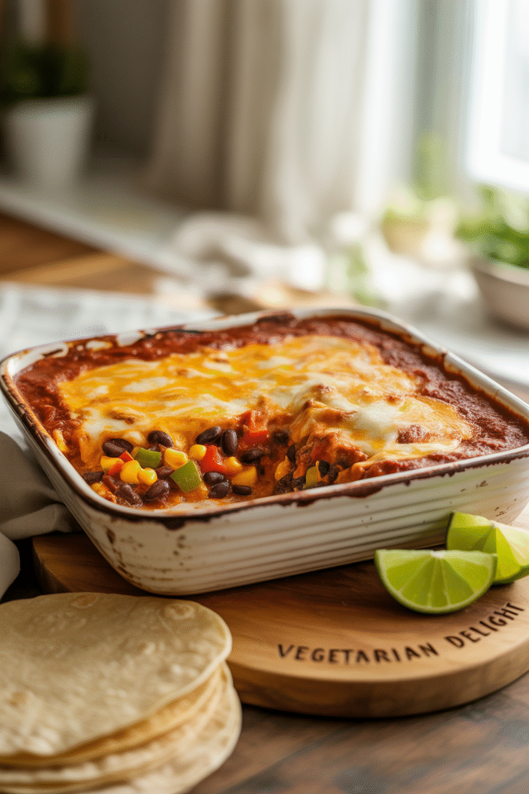 Vegetarian Enchilada Casserole