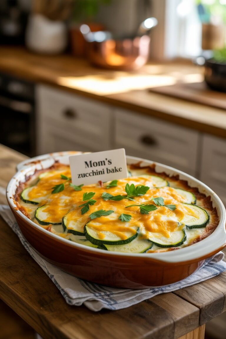 Cheesy Zucchini Bake