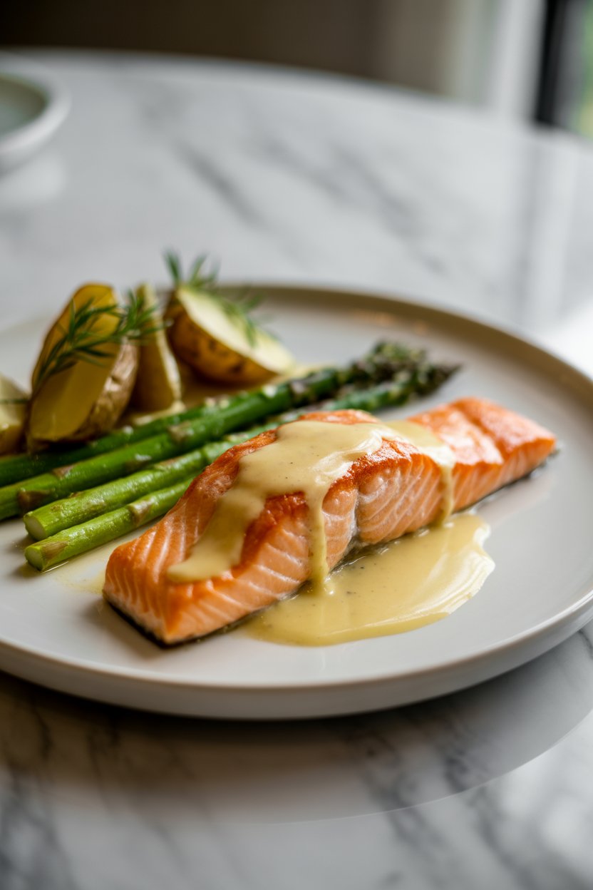 Baked Salmon with Lemon Butter Cream Sauce: The Perfect Elegant Dinner 3 a photograph of a perfectly baked salmon 5TNDpCmjRkqmJBt58nruAA 1BusY0LiR8qStVHN9Wodaw