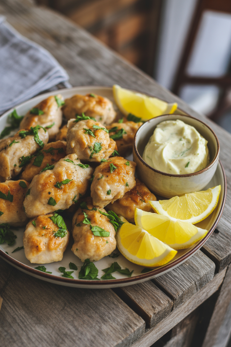 Lemon Garlic Chicken Bites: A Zesty, Bite-Sized Delight