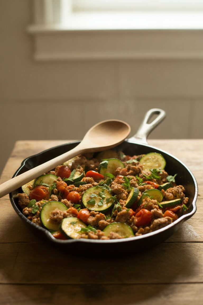 Ground Turkey and Zucchini Skillet: A Healthy One-Pan Dinner 8 Ground Turkey and Zucchini Skillet: A Healthy One-Pan Dinner