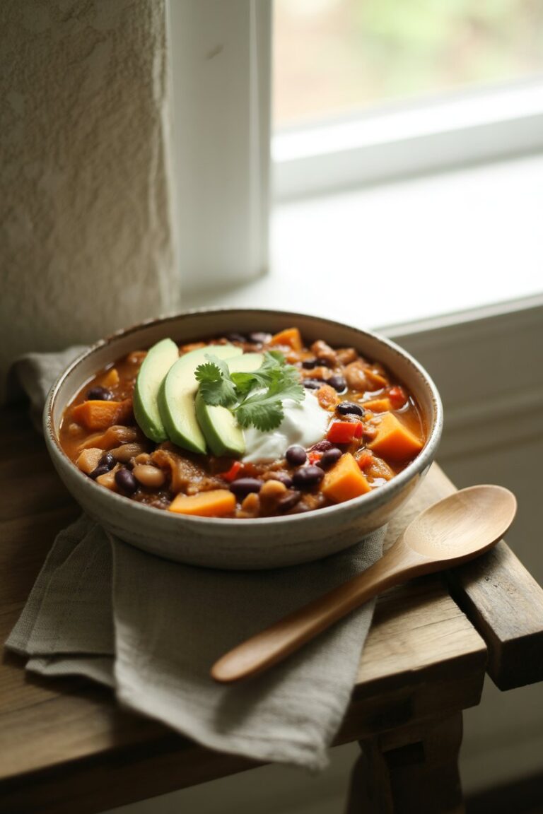 Sweet Potato Chicken Chili