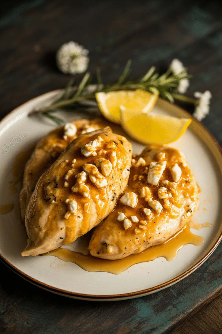 Hot Honey Infused Feta Chicken