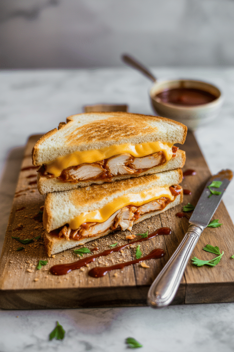 BBQ Chicken Grilled Cheese: The Ultimate Comfort Food Mashup
