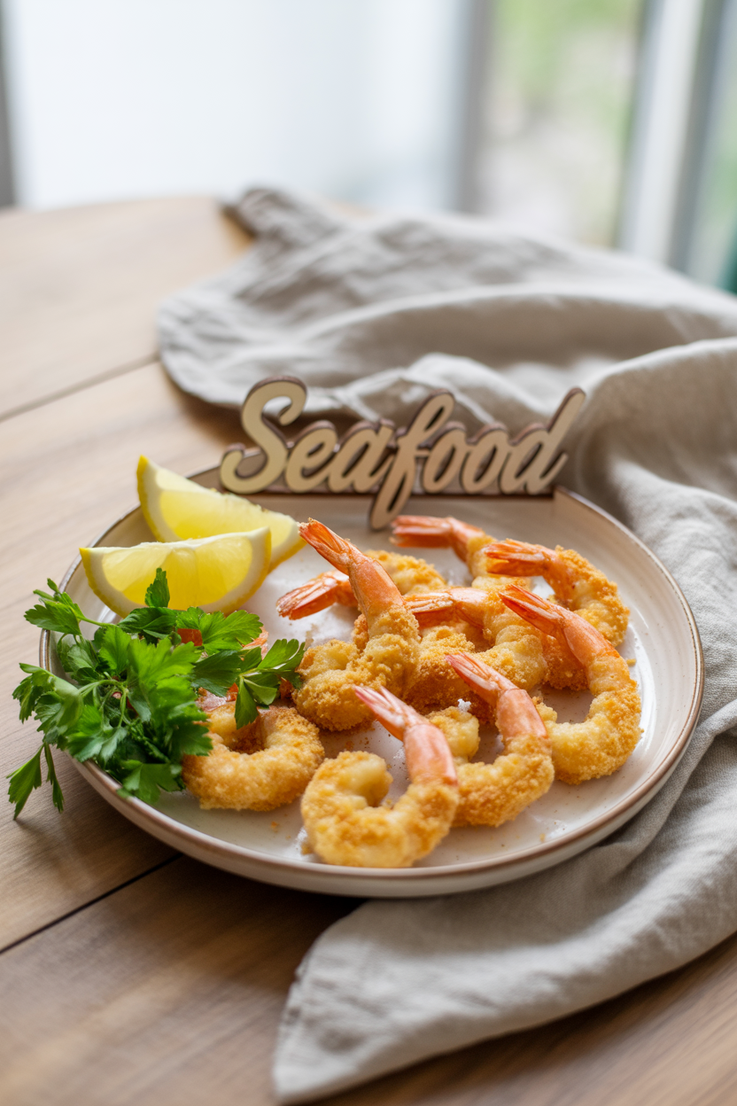 Crispy Baked Shrimp – Crunchy, Golden & Absolutely Delicious! 2 a photograph of a rustic white ceramic p gET4tTrzQq 7hzGWPngGtQ uZ2UYqHfSaqSA1jEJlskvw