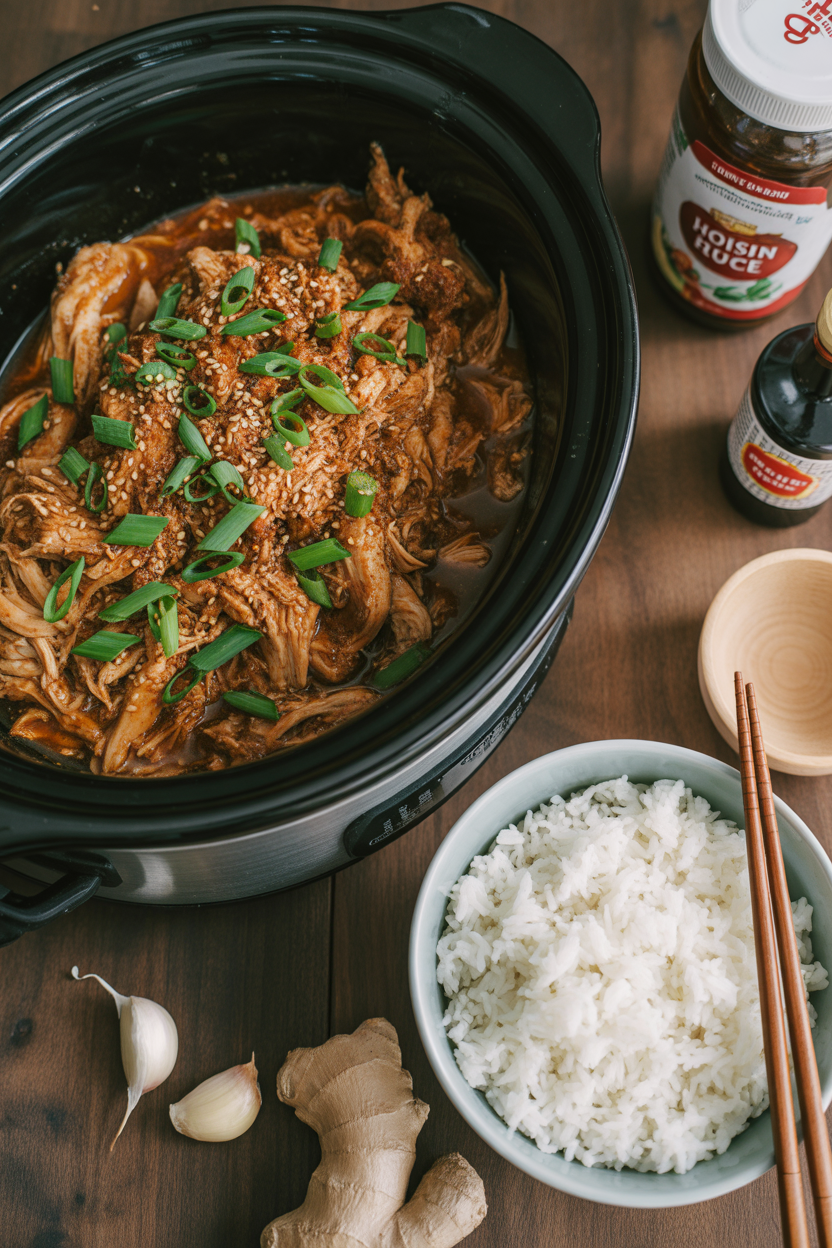 Slow Cooker Hoisin Chicken 4 a photograph of a rustic wooden table ca J38zvusqSdSImMgkRA0lug cOzkw75AQgC7L tguZSTbA