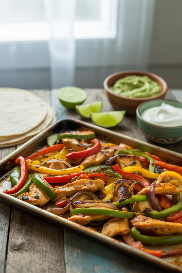 Sheet Pan Chicken Fajitas