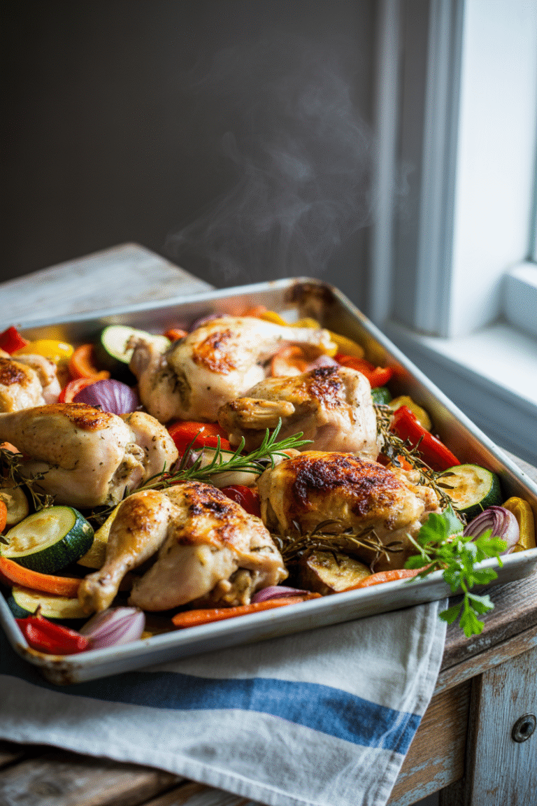 Sheet Pan Chicken and Veggies: A Simple, Flavorful Dinner Solution