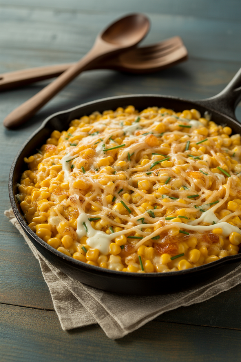 a photograph of a sizzling cast iron