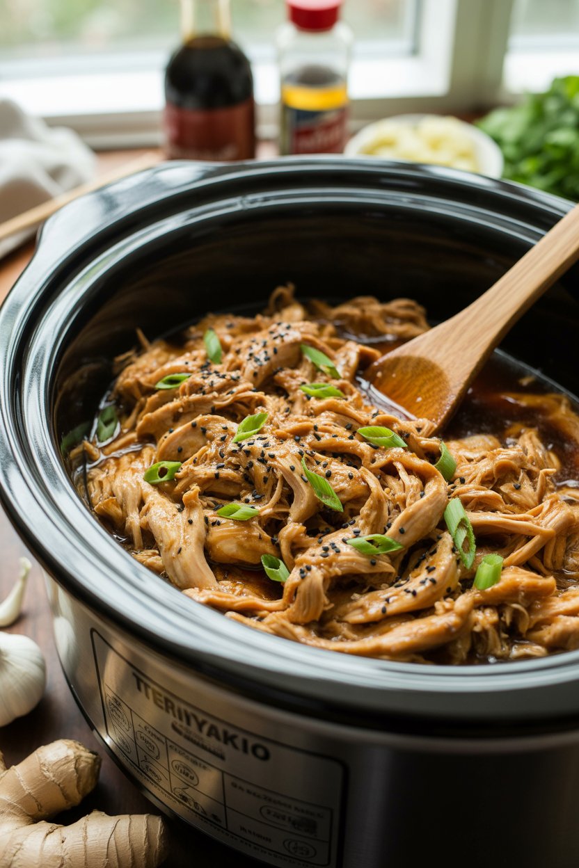 Slow Cooker Teriyaki Chicken: A Flavor-Packed Weeknight Favorite 2 a photograph of a slow cooker brimming w TiKaCoA6STiAUQ9G7YY2Aw KM503uoRT C7FrICEj96dQ