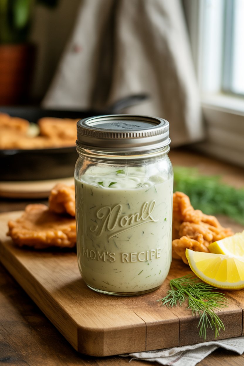 Southern Tartar Sauce: A Tangy Classic with a Southern Twist 3 a photograph of a small mason jar filled bYeZzZUHRLGwIspBosL 1g UOQdhNhOSsSAY0yF71D DQ