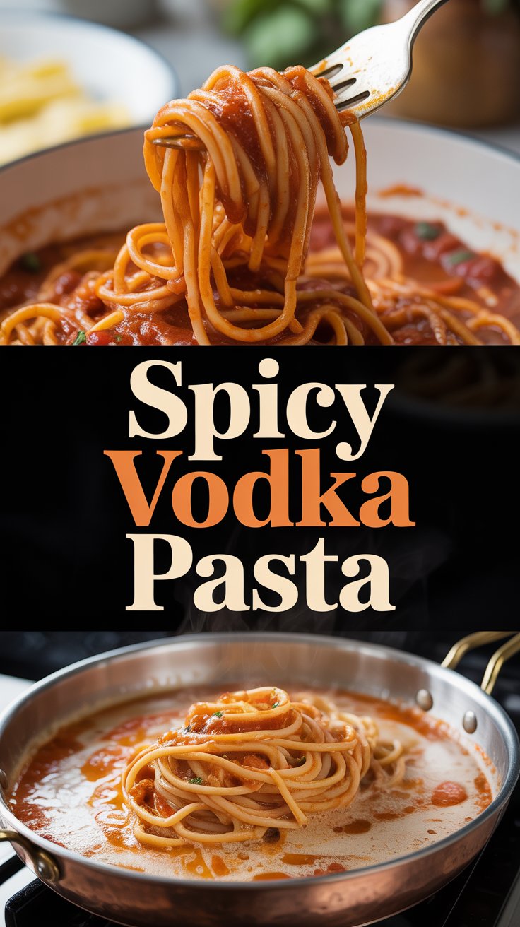 Spicy Vodka Pasta – Creamy, Bold, and Easy! Make This Flavorful Dinner Recipe