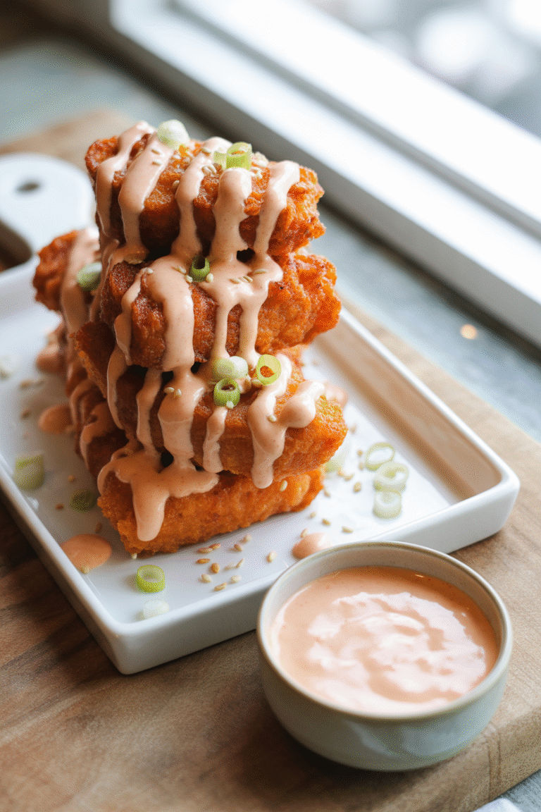 Crispy Bang Bang Salmon Bites 6 Crispy Bang Bang Salmon Bites