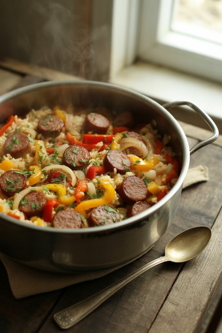One Pot Sausage And Rice – The Perfect Comfort Meal for Busy Nights