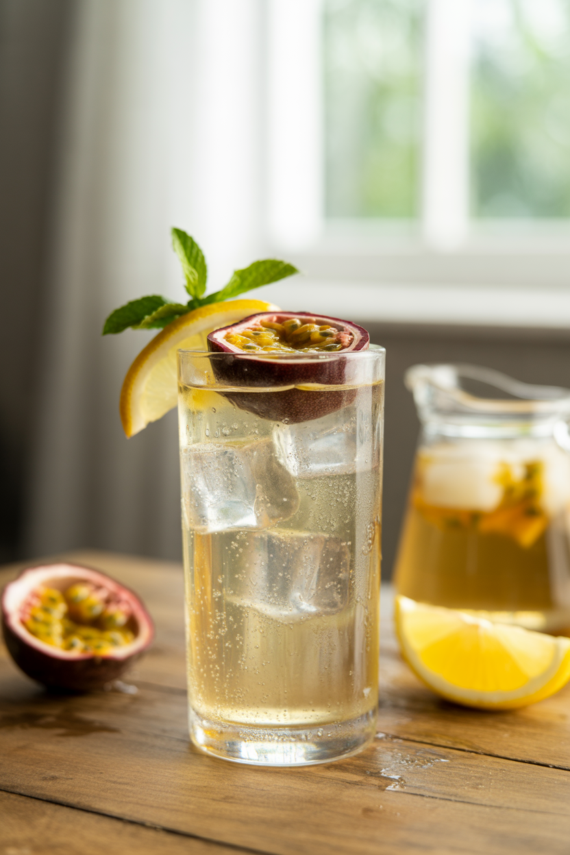 a photograph of a tall clear glass of