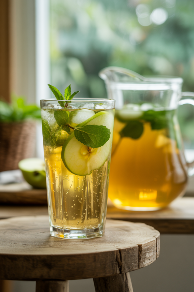 Crisp and Refreshing Iced Apple Green Tea Recipe