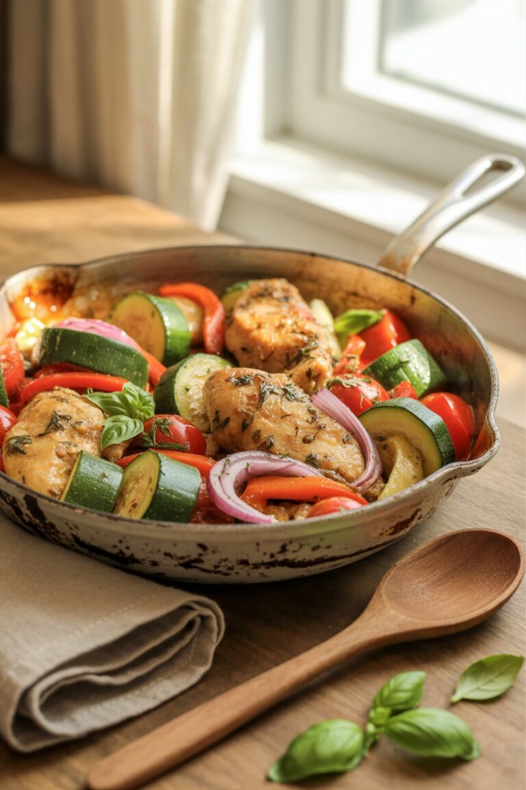 Italian Chicken and Vegetable Skillet