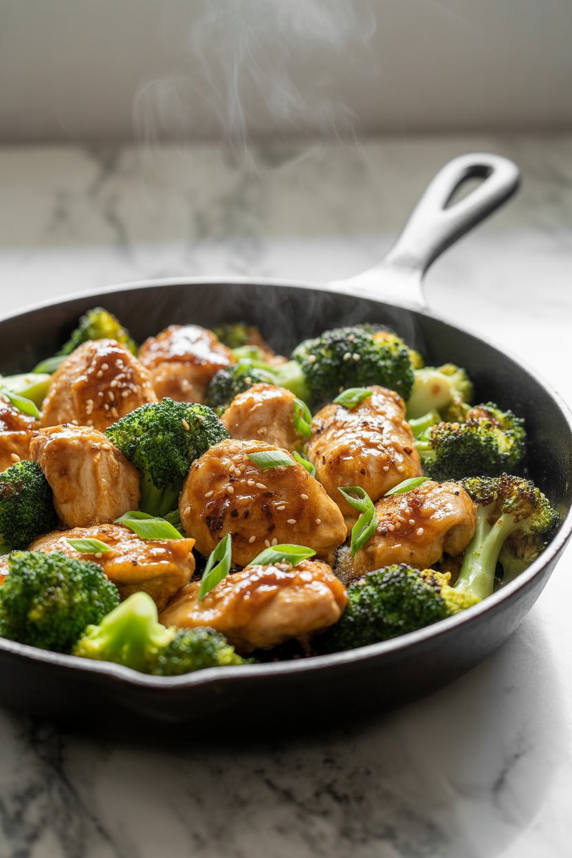 Honey Garlic Chicken and Broccoli: A Perfect One-Pan Dinner Solution 4 a photograph of honey garlic chicken and cpX4za2ETICQx7AAM3h0ng vEsJj MjR eVGrYy5vdwMg