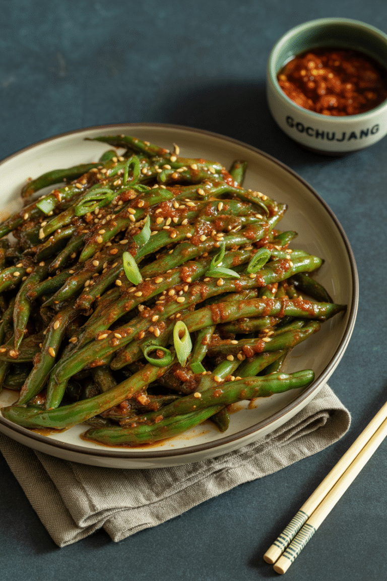 Gochujang Green Beans: A Bold and Spicy Side Dish You’ll Crave