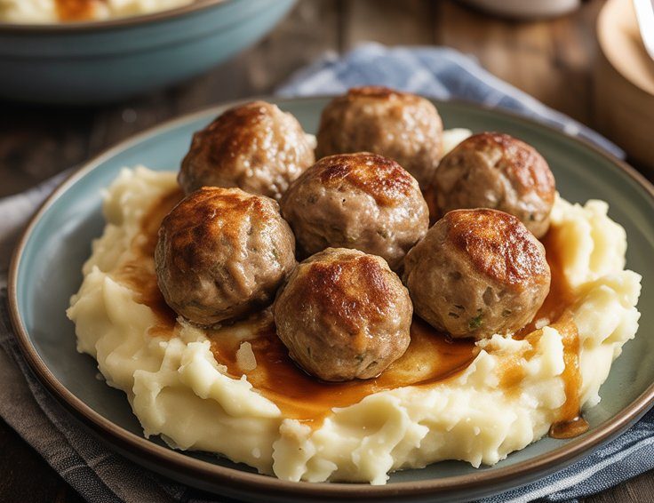 French Onion Meatballs Recipe – Easy Meatball Dinner with Rich Onion Sauce, Perfect for Family Meals