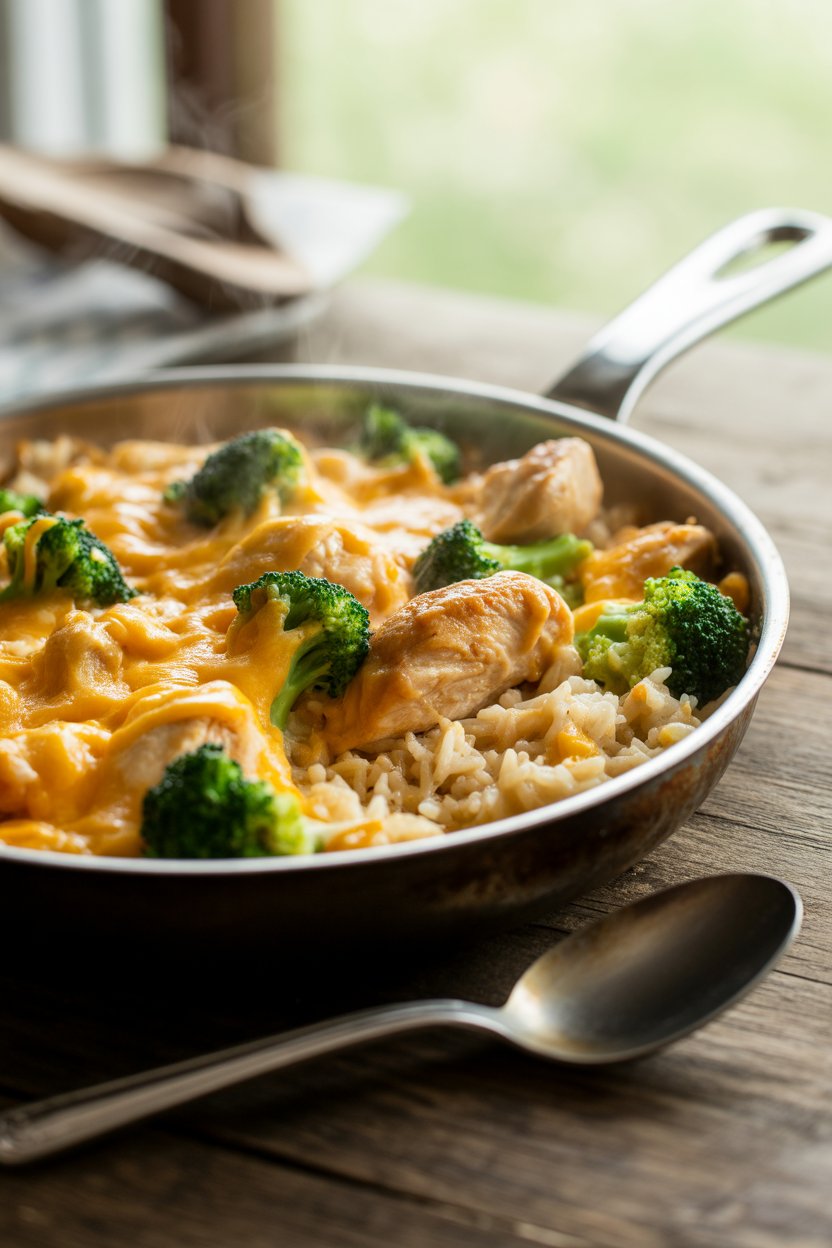 Cheesy Chicken Broccoli Rice – A Comfort Food Classic You’ll Love 4 a photograph showcasing a freshly cooked UYdzw72ER2SYTCzgpIneag B7n2fGA SEmbIae7KCicjw
