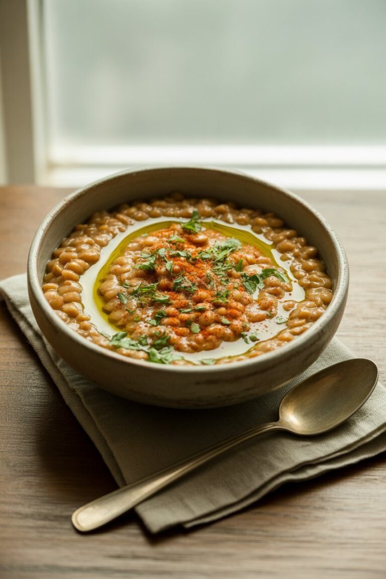 Rich Mediterranean Creamy Lentils