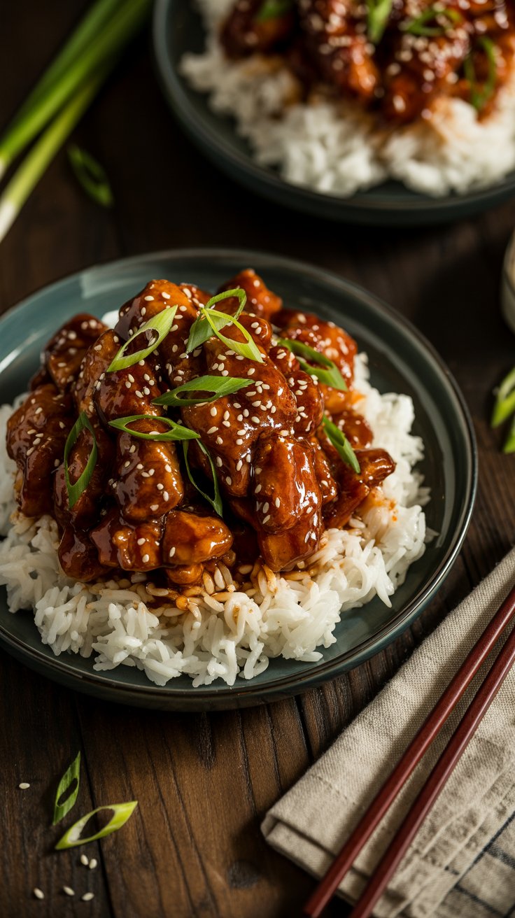 a vertical shot of a deep plate of