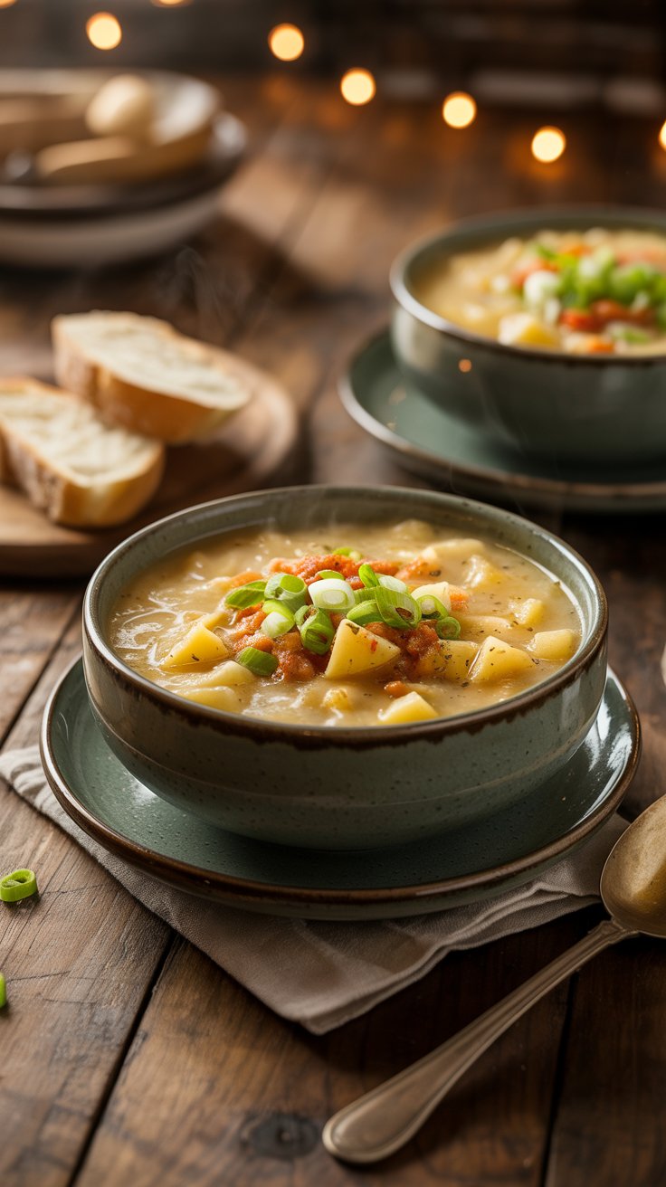 Cajun Potato Soup: A Hearty Recipe for Comforting Flavor 3 tall 9 16 image of a steaming bowl of ca X1wiFUjdSH VbjJbhmnMwg fv7K ayAQ1ijJHU Sanunw