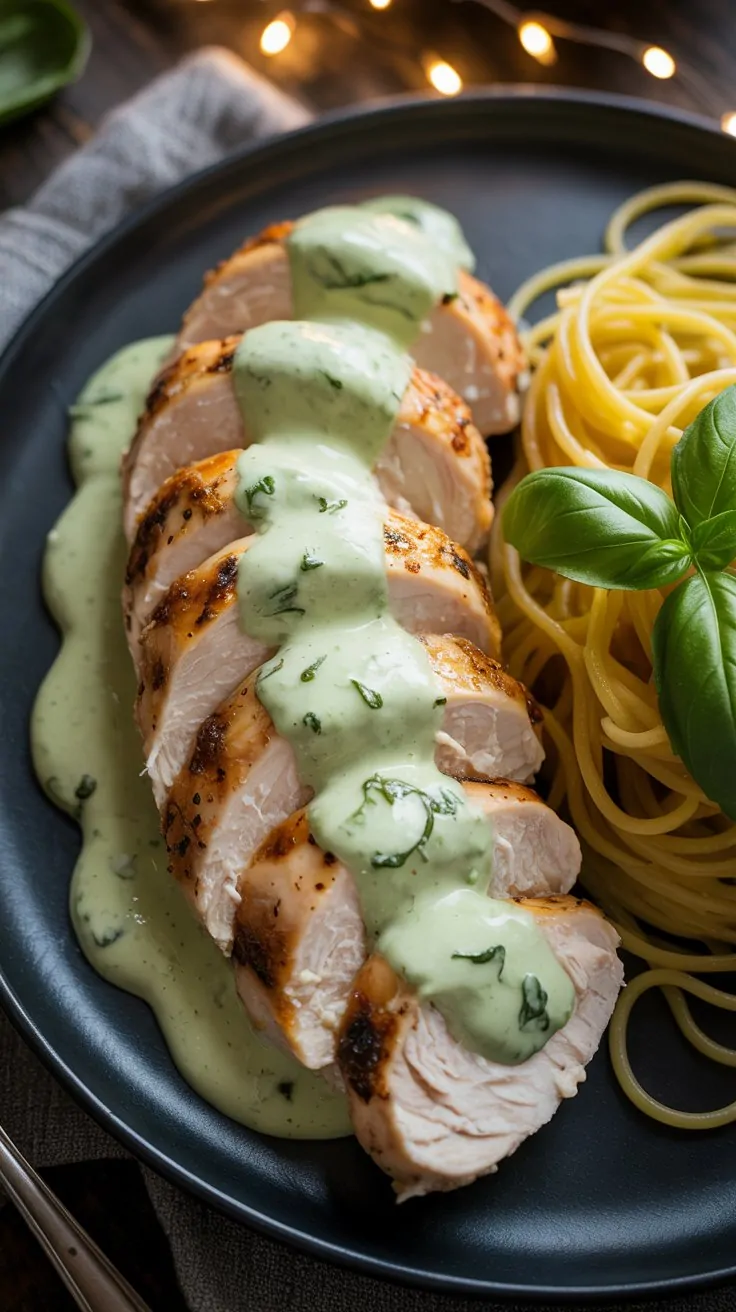 24 Simple Dinner Ideas for Busy Weeknights 7 a vertical plate of sliced chicken breas EPpZuXIpS8uMllsyeXdj1w GfIPu0QkRraeq 4cOC oDA.jpeg